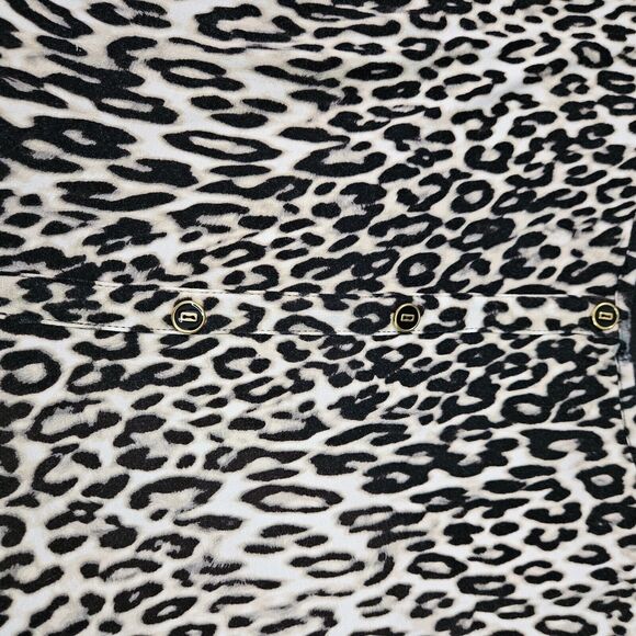 Cable and Gauge Womens Top Multi-Color Size Medium Viscose Blend Long Sleeve - Picture 12 of 12